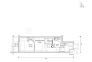 リルシア馬込 403 間取り図