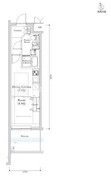 リルシア馬込 406 間取り図