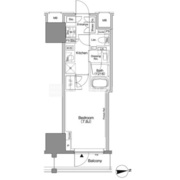 ザ・パークハビオSOHO新宿御苑 407 間取り図