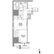 ザ・パークハビオSOHO新宿御苑 1001 間取り図