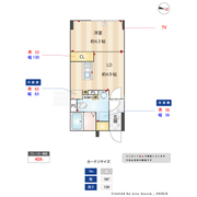 ES-Grande門前仲町デュオ 202 間取り図