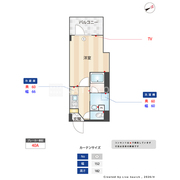 ES-Grande門前仲町 203 間取り図