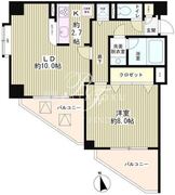 六本木プレイス 202 間取り図