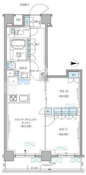 パークアクシス文京本郷 314 間取り図