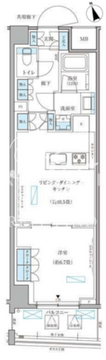 パークアクシス文京本郷 602 間取り図