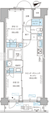 パークアクシス文京本郷 308 間取り図