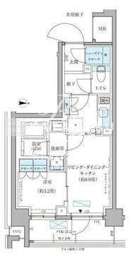 パークアクシス文京本郷 604 間取り図