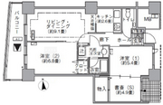 アクティ汐留 3213 間取り図