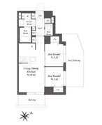 ブランシエスタ品川大井町パークエッジ 507 間取り図