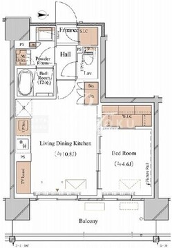 ブランシエスタ木場 401 間取り図