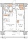ブランシエスタ木場 402 間取り図
