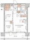 ブランシエスタ木場 412 間取り図