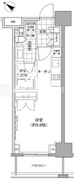パークハビオ人形町 1102 間取り図