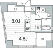 グランデュオ神楽坂2 501 間取り図