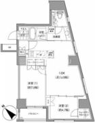 JP noie 小石川富坂 1302 間取り図