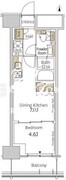 パークアクシス新宿百人町 407 間取り図