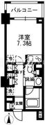 レジディア中落合 B-306 間取り図