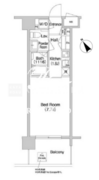 コンフォリア南砂町 1405 間取り図