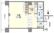 豊洲シエルタワー 902 間取り図