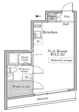 ユニテラス三軒茶屋 502 間取り図