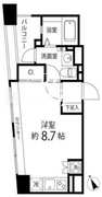 レニール本駒込 605 間取り図