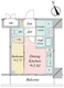 ドゥーエ銀座イースト3 610 間取り図