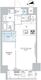 ディームス蔵前 1201 間取り図