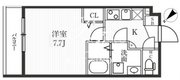 新宿夏目坂コート 304 間取り図