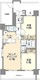 グラーナ上野 301 間取り図