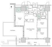 ブルックサイドレジデンス木場 1023 間取り図