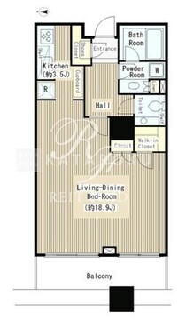 白金タワー 1410 間取り図