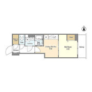 クラリティア入谷 708 間取り図