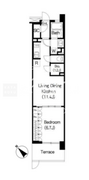 ブリリアイスト三軒茶屋 204 間取り図