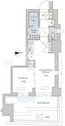 ブリリアイスト町屋 1205 間取り図
