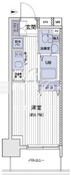 エスティメゾン大島 217 間取り図