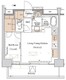 ブランシエスタ木場 1108 間取り図