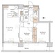 ブランシエスタ木場 1101 間取り図