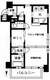レジディア代々木2 301 間取り図