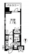 レジディア錦糸町 405 間取り図