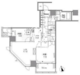 レジディアタワー目黒不動前 2110 間取り図