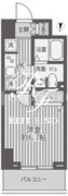 レジディア蒲田 1409 間取り図