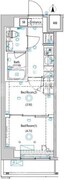 ガリシア目黒大岡山 202 間取り図
