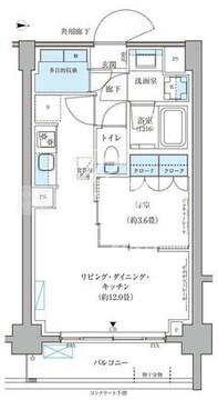パークアクシス文京本郷 103 間取り図