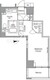 アローズ南麻布 801 間取り図