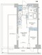 アーバネックス住吉 1302 間取り図