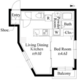エルファーロ用賀2 303 間取り図