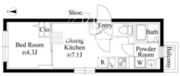 エルファーロ用賀2 401 間取り図