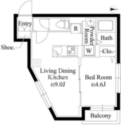 エルファーロ用賀2 403 間取り図