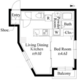 エルファーロ用賀2 403 間取り図