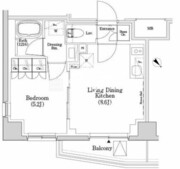 ザ・パークハビオSOHO市谷左内町 214 間取り図
